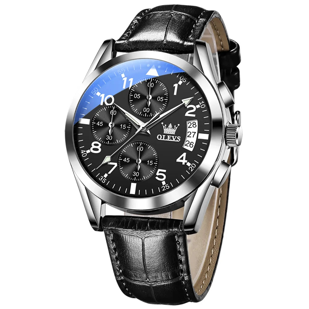Luxury Men's Waterproof, Luminous Quartz Wrist Watch