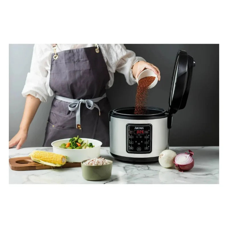 20 Cup Stainless Steel Digital Multicooker