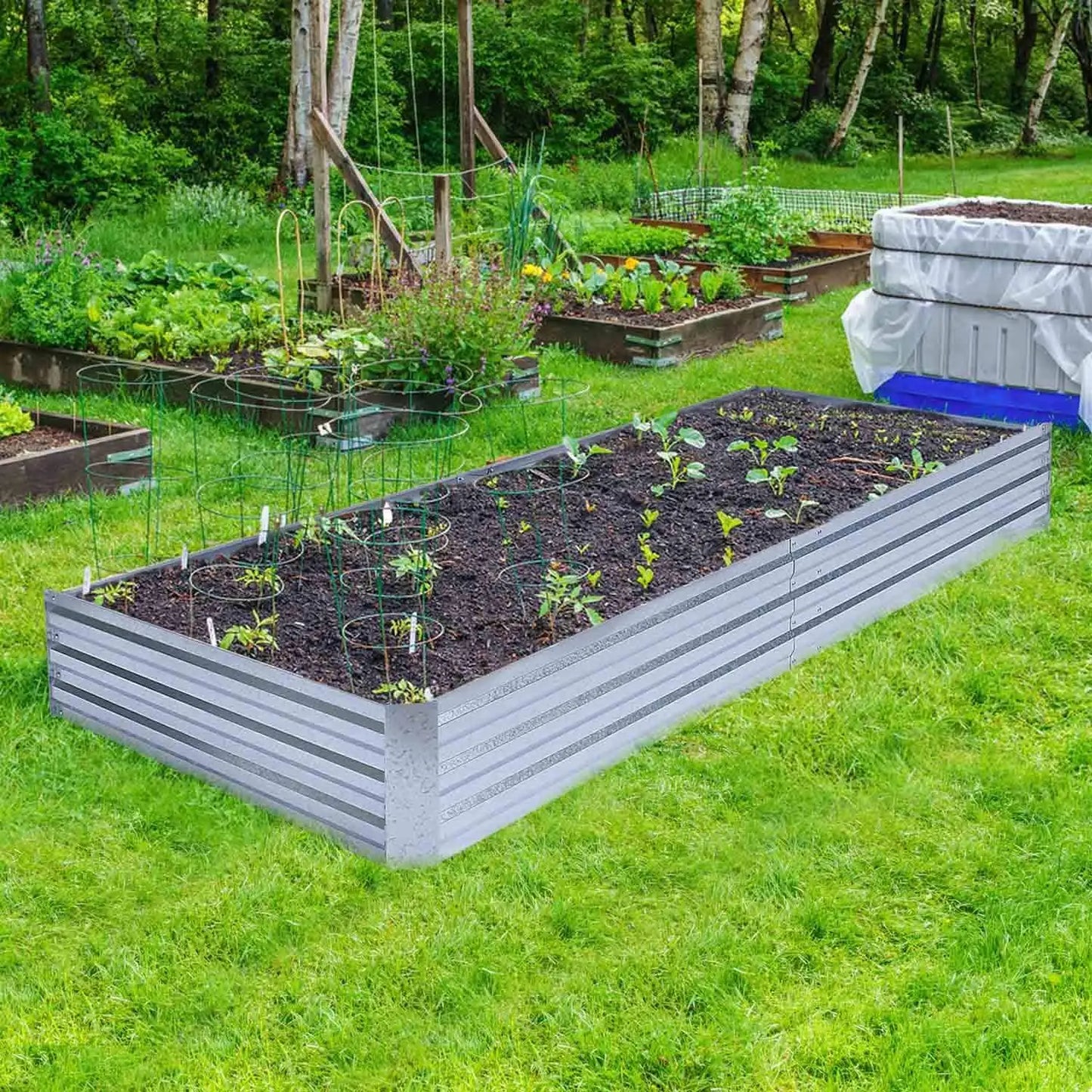 8x4x1ft Raised Garden Bed