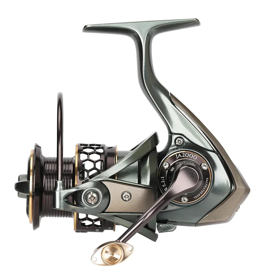 Spinning Fishing Reel - 2 Spool, 1000/2000/3000, Carbon Drag