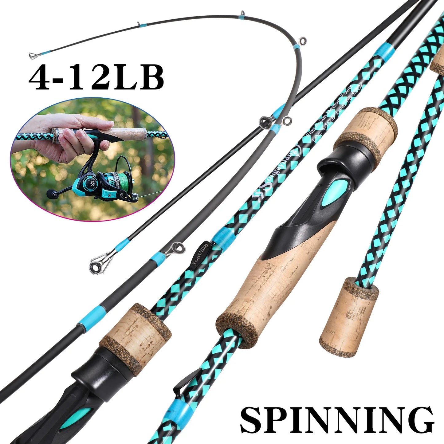 Carbon Ultra Light Casting/Spinning Fishing Rod